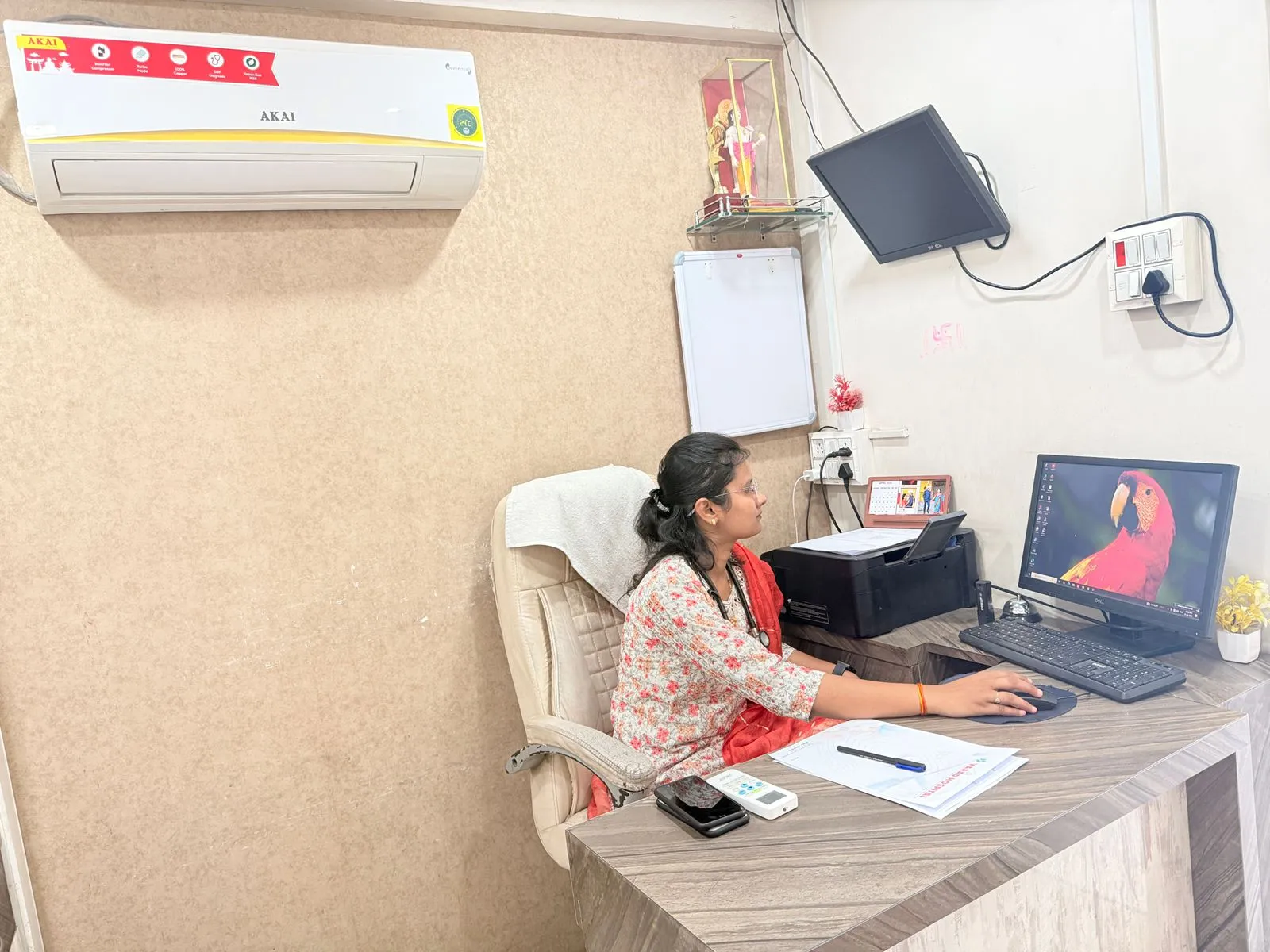 Doctor consulting patient